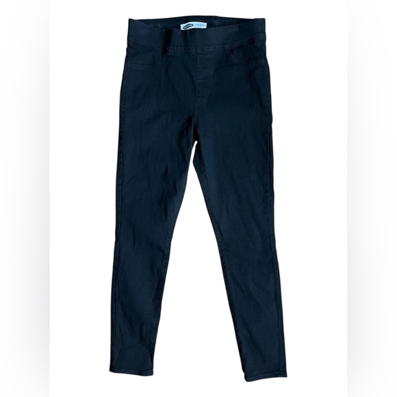 Old Navy Super Skinny Mid-Rise Jeggings – Black – Size 8 - Picture 1 of 4